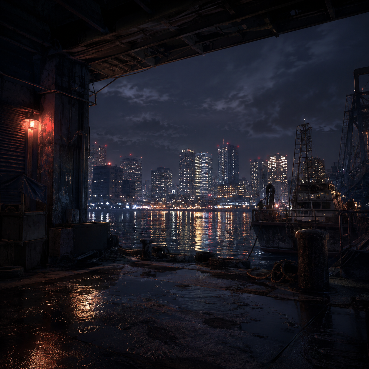 Noir harbor scenario cover example