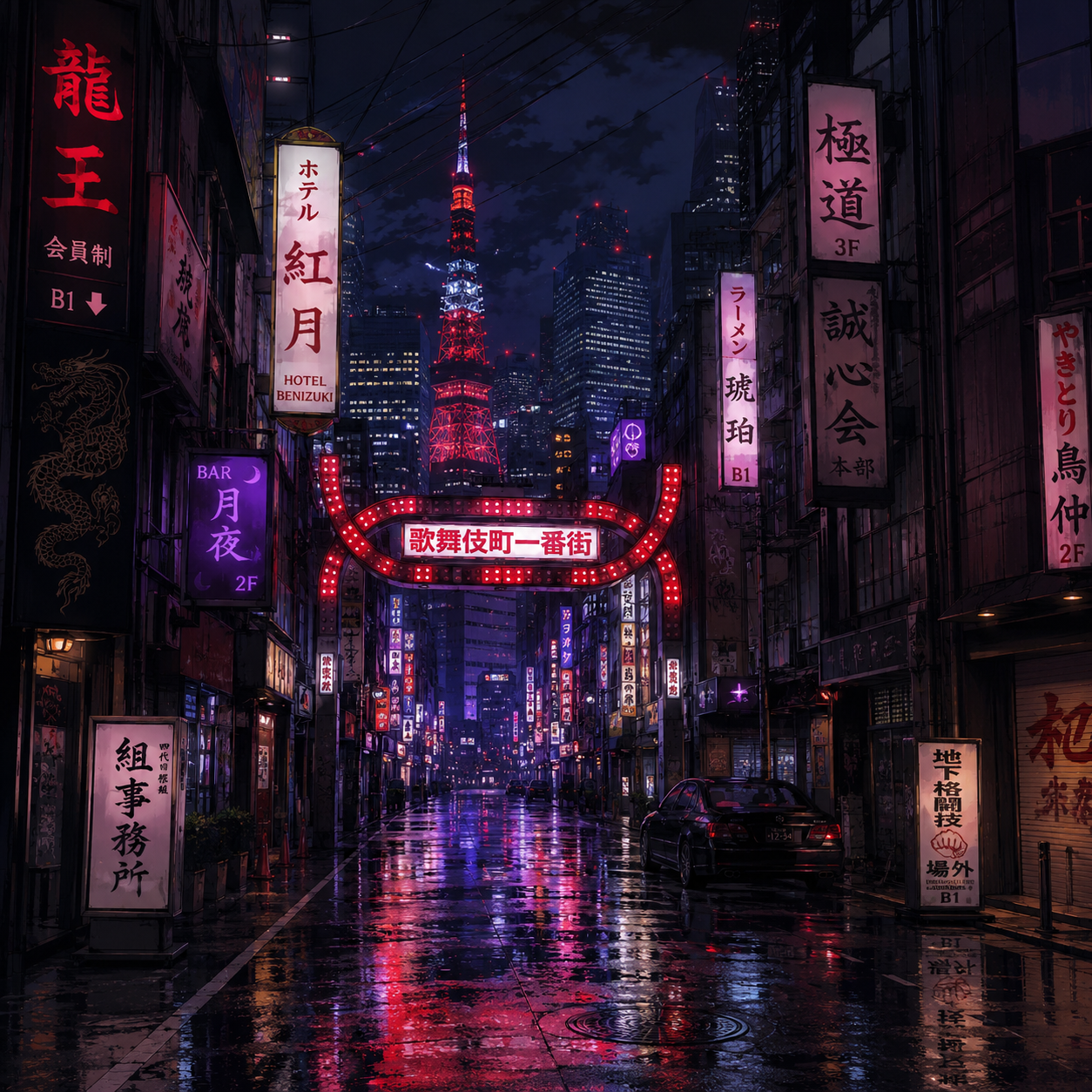 Crime noir scenario cover example